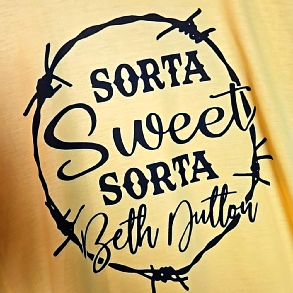 Yellowstone Vibes Beth Dutton Tshirt - Picture 2 of 7